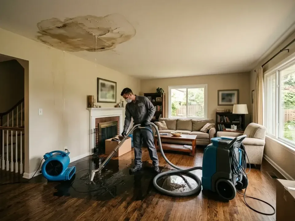 attic-pipe-burst-ceiling-drip-008 — frequently asked questions, Water Damage Restoration & Carpet Care in Elm Grove, WI